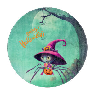 Herbst/Herbst/Spinne/Hexe/Halloween Schneidebrett