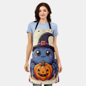 Herbst/Herbst/Spinne/Hexe/Halloween Schürze (Getragen)