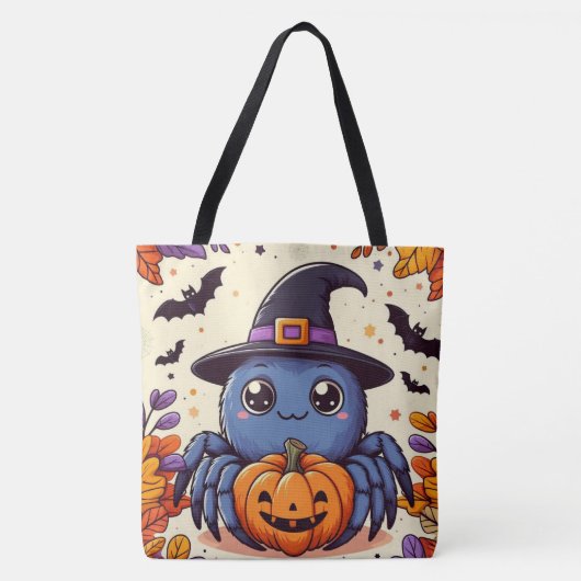 Herbst/Herbst/Spinne/Hexe/Halloween Tasche (Vorderseite)