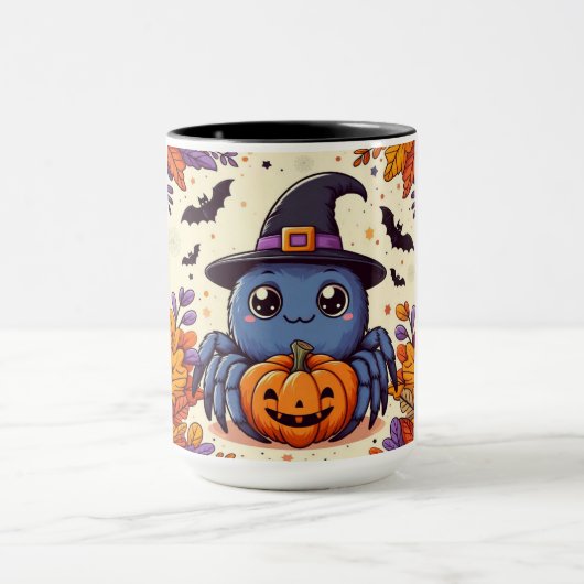 Herbst/Herbst/Spinne/Hexe/Halloween Tasse (Zentrum)
