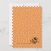 Herbst/Herbst-Szene mit Pilgern, Einladung (Rückseite)