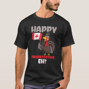 Herbst Herbst Türkei Kanadische Flagge Kanada glüc T-Shirt
