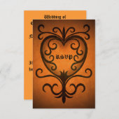 Herbst-Herbst-uAwg RSVP Karte (Vorne/Hinten)