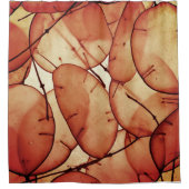 Herbst Herbst Untergang Terracotta auf dem Monte S Duschvorhang (Vorderseite)