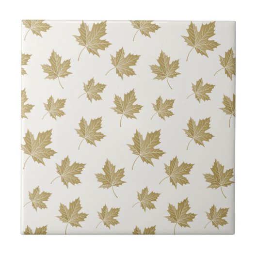 Herbst Herbst verlässt Muster. Bauernhof Keramik T Fliese (Vorderseite)