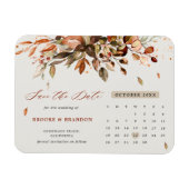 Herbst Herbst verlässt rustikales Land Save the Da Magnet (Horizontal)