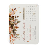 Herbst Herbst verlässt rustikales Land Save the Da Magnet (Vertikal)