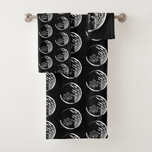 Herbst/Herbst-Wappen Badhandtuch Set (Insitu)