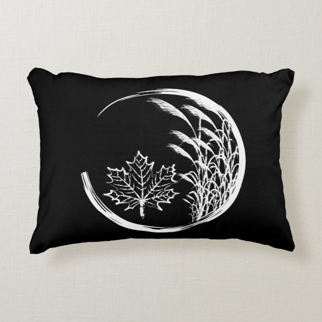 Herbst/Herbst-Wappen Dekokissen (Vorderseite)