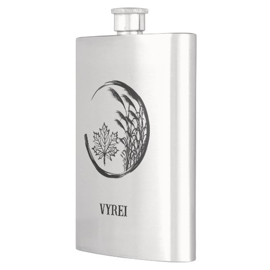 Herbst/Herbst-Wappen Flachmann (Links)