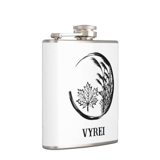 Herbst/Herbst-Wappen Flachmann (Rechts)