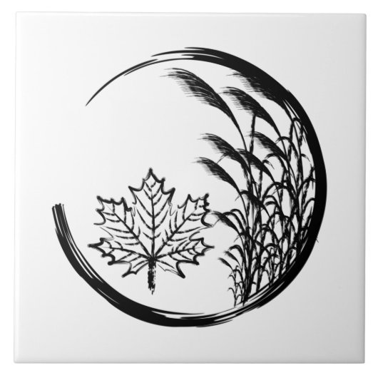 Herbst/Herbst-Wappen Fliese (Vorderseite)