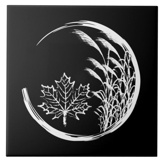 Herbst/Herbst-Wappen Fliese (Vorderseite)