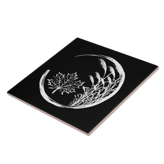 Herbst/Herbst-Wappen Fliese (Seite)