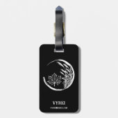 Herbst/Herbst-Wappen Gepäckanhänger (Rückseite vertikal)