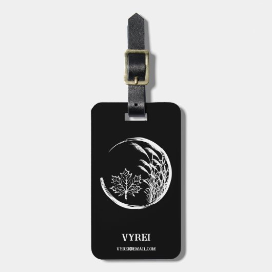 Herbst/Herbst-Wappen Gepäckanhänger (Vorderseite vertikal)