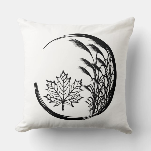 Herbst/Herbst-Wappen Kissen (Vorderseite)