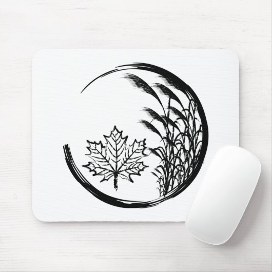 Herbst/Herbst-Wappen Mousepad (Mit Mouse)