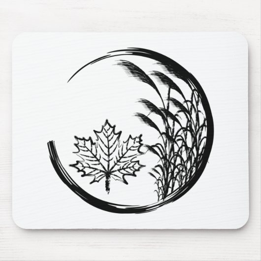 Herbst/Herbst-Wappen Mousepad (Vorne)