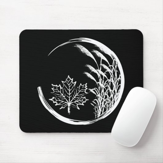 Herbst/Herbst-Wappen Mousepad (Mit Mouse)