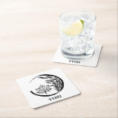 Herbst/Herbst-Wappen Rechteckiger Pappuntersetzer (Vor Ort)