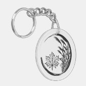 Herbst/Herbst-Wappen Schlüsselanhänger (Vorderseite links)