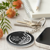 Herbst/Herbst-Wappen Schlüsselanhänger (Vorderseite rechts)