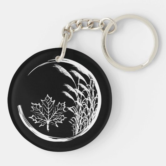 Herbst/Herbst-Wappen Schlüsselanhänger (Rückseite)