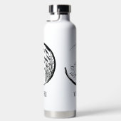 Herbst/Herbst-Wappen Trinkflasche (Rechts)