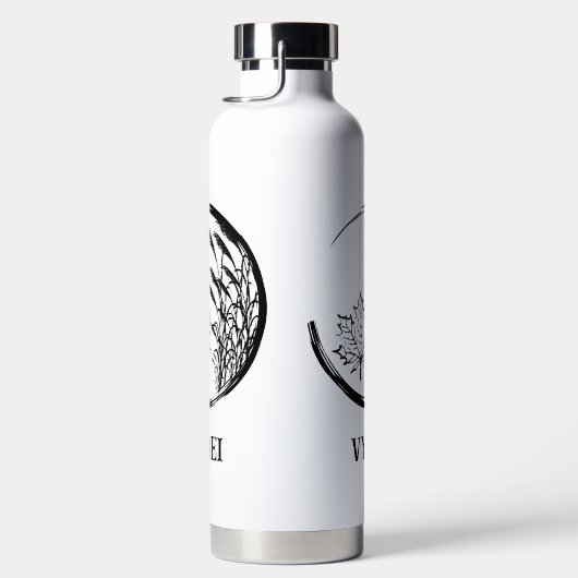 Herbst/Herbst-Wappen Trinkflasche (Rechts)