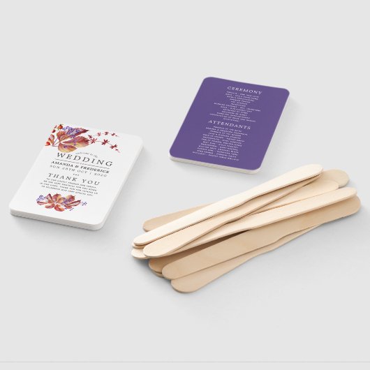 Herbst - Herbst-Wasserfarbenpräsenz Fächer (Non-assembled)