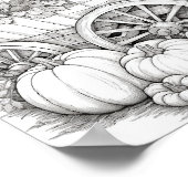 Herbst/Herbstfarben Poster (Ecke)