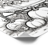 Herbst/Herbstfarben Poster (Ecke)