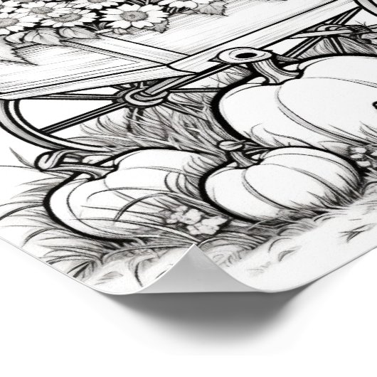 Herbst/Herbstfarben Poster (Ecke)