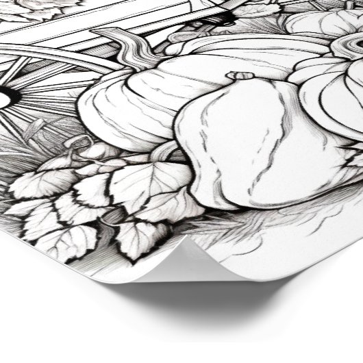 Herbst/Herbstfarben Poster (Ecke)