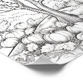 Herbst/Herbstfarben Poster (Ecke)