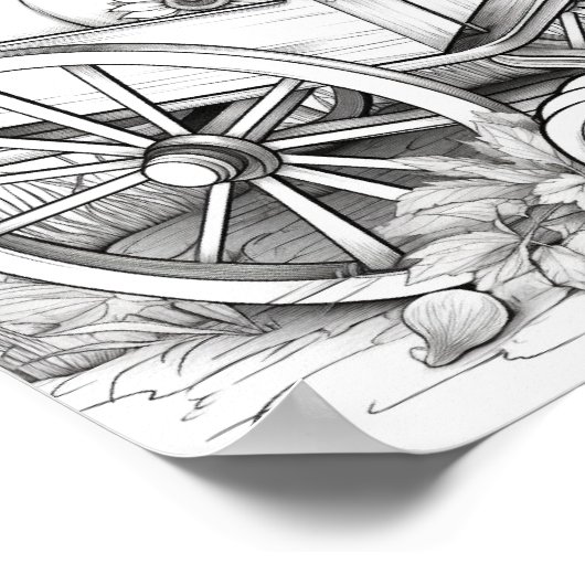 Herbst/Herbstfarben Poster (Ecke)