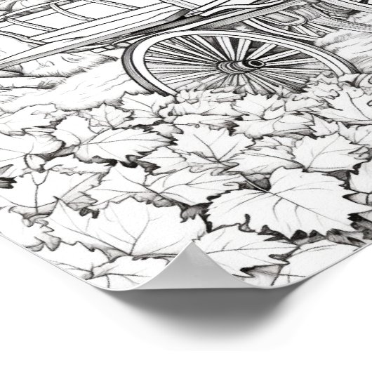 Herbst/Herbstfarben Poster (Ecke)