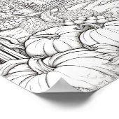 Herbst/Herbstfarben Poster (Ecke)