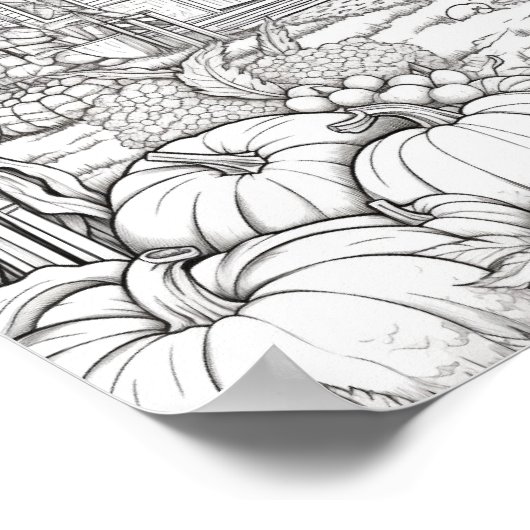 Herbst/Herbstfarben Poster (Ecke)