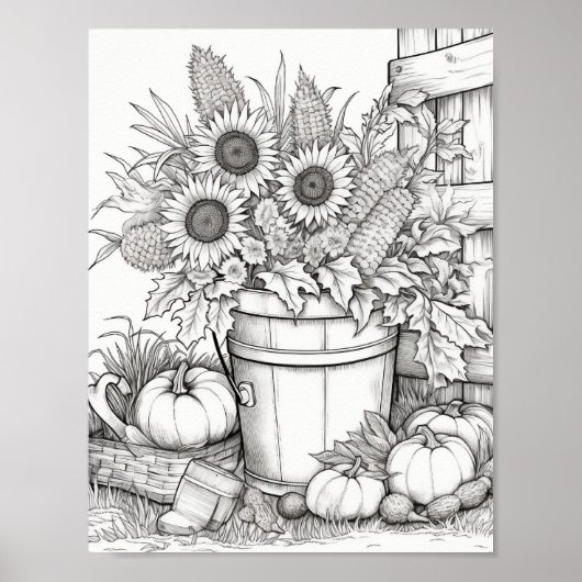 Herbst/Herbstfarben Poster (Vorne)