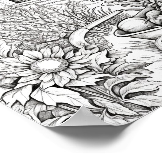 Herbst/Herbstfarben Poster (Ecke)