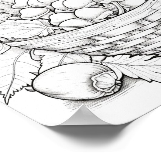 Herbst/Herbstfarben Poster (Ecke)