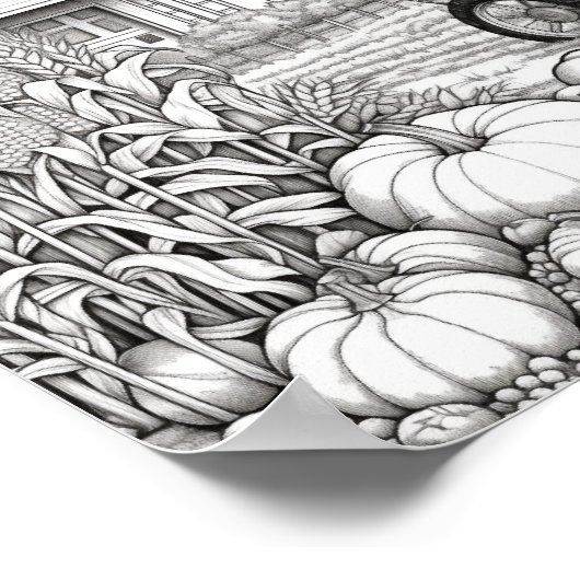 Herbst/Herbstfarben Poster (Ecke)