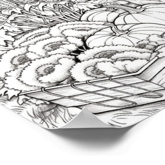 Herbst/Herbstfarben Poster (Ecke)