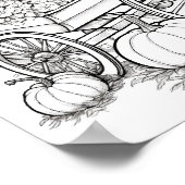 Herbst/Herbstfarben Poster (Ecke)