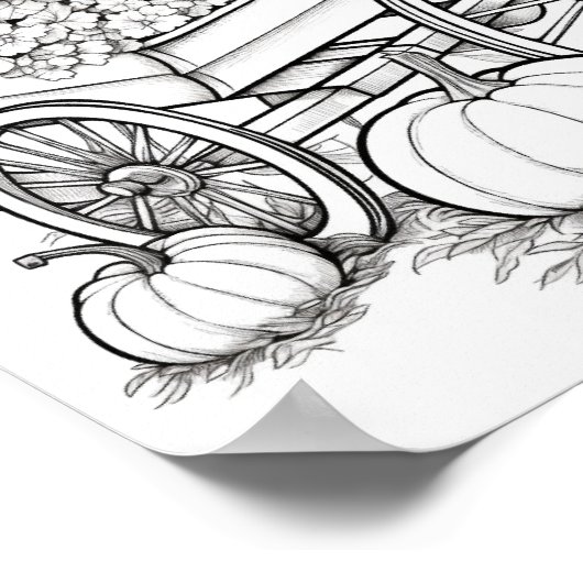 Herbst/Herbstfarben Poster (Ecke)