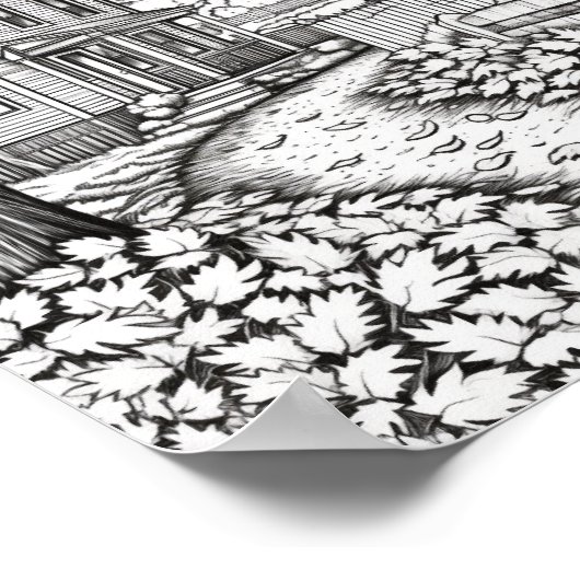 Herbst/Herbstfarben Poster (Ecke)