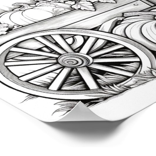 Herbst/Herbstfarben Poster (Ecke)