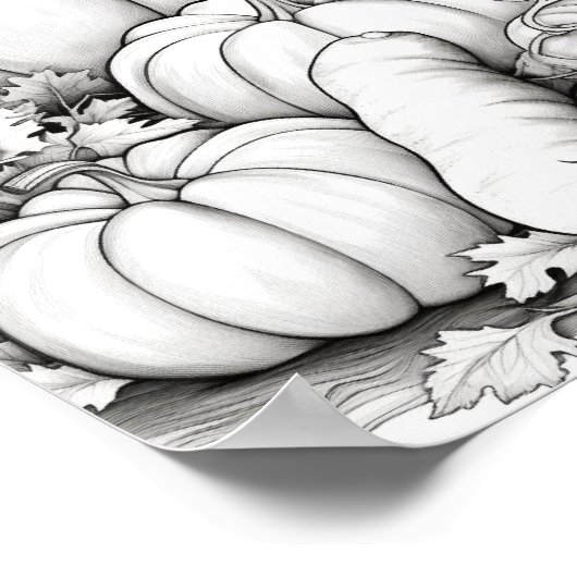 Herbst/Herbstfarben Poster (Ecke)